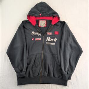 Vintage Hard Rock Cafe Washington DC Full Zip Hoodie Adult Size Med